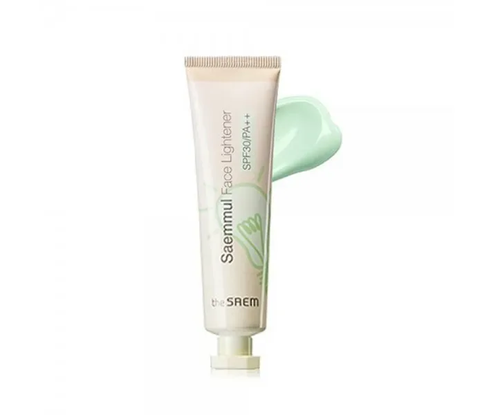 База під макіяж 01 Green Light, 30 мл The Saem Saemmul Face Lightener Green Light SPF 30 PA ++