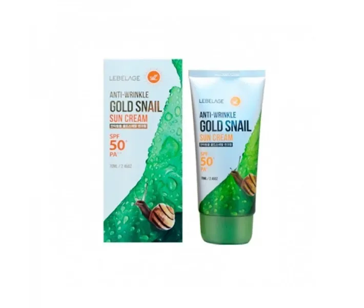 Lebelage Anti Wrinkle Gold Snail Sun Cream