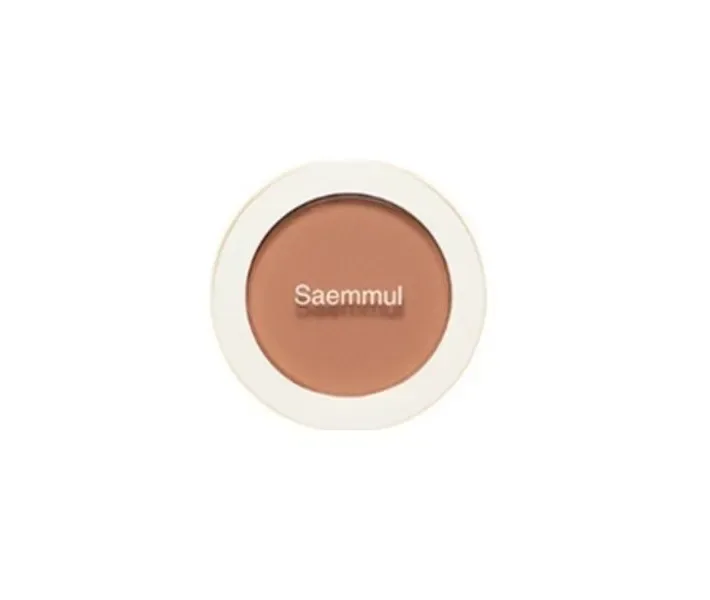 Однотонні рум'яна, 5г The Saem Saemmul Single Blushe BR03 Cloudy Brown