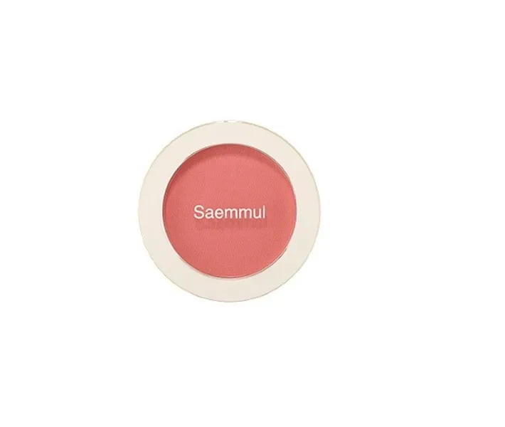 Однотонні рум'яна, 5г The Saem Saemmul Single Blusher CR02 Baby Coral