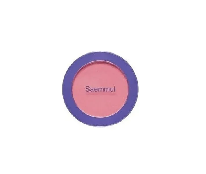 Однотонні рум'яна, 5г The Saem Saemmul Single Blusher PK04 Rose Ribbon