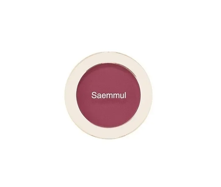 Однотонні рум'яна, 5г The Saem Saemmul Single Blusher PP02 Wild Plum