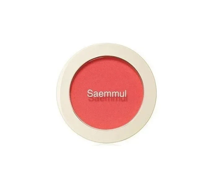 Однотонні рум'яна, 5г The Saem Saemmul Single Blushe RD01 Dragon Red