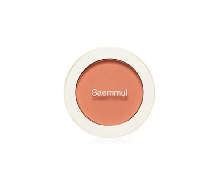 Однотонні рум'яна, 5г The Saem Saemmul Single Blushe OR04 Pumpkin Latte
