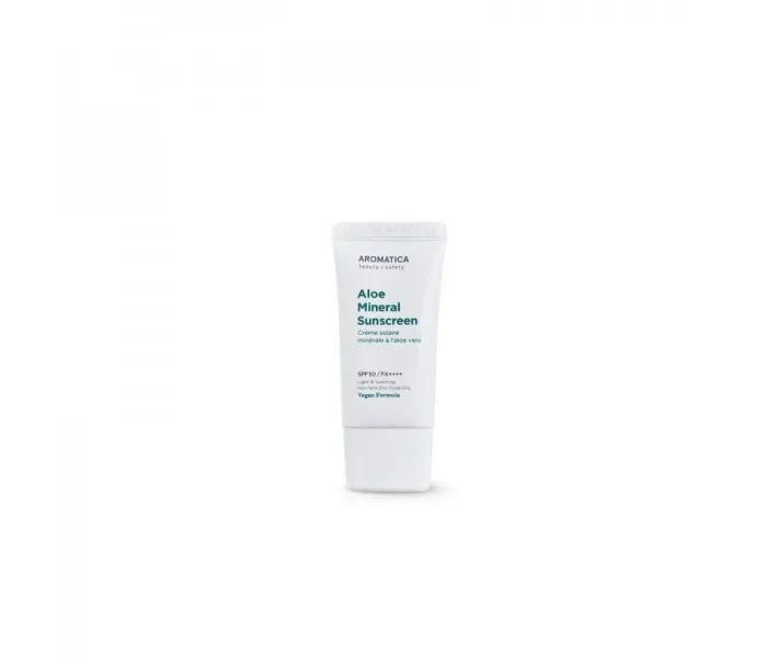 AROMATICA Aloe Mineral Sunscreen SPF50 / PA ++++