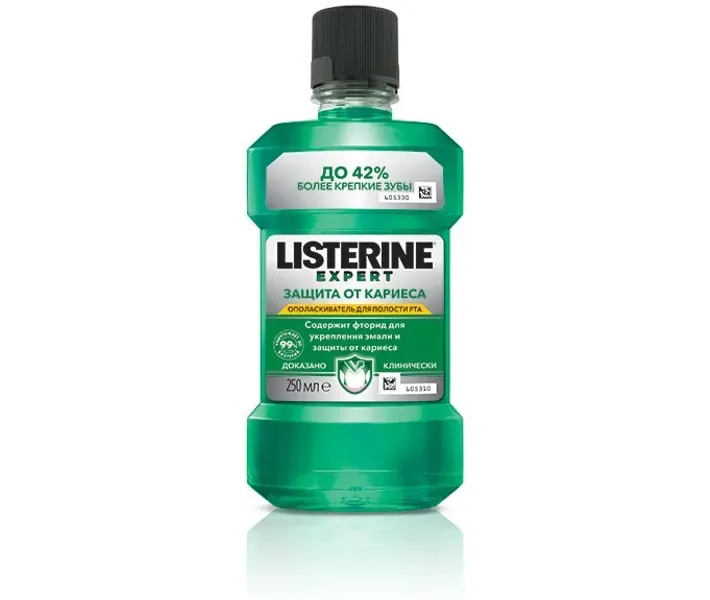 Ополіскувач для порожнини рота Listerine® EXPERT "Захист від карієсу" (3574660639612)