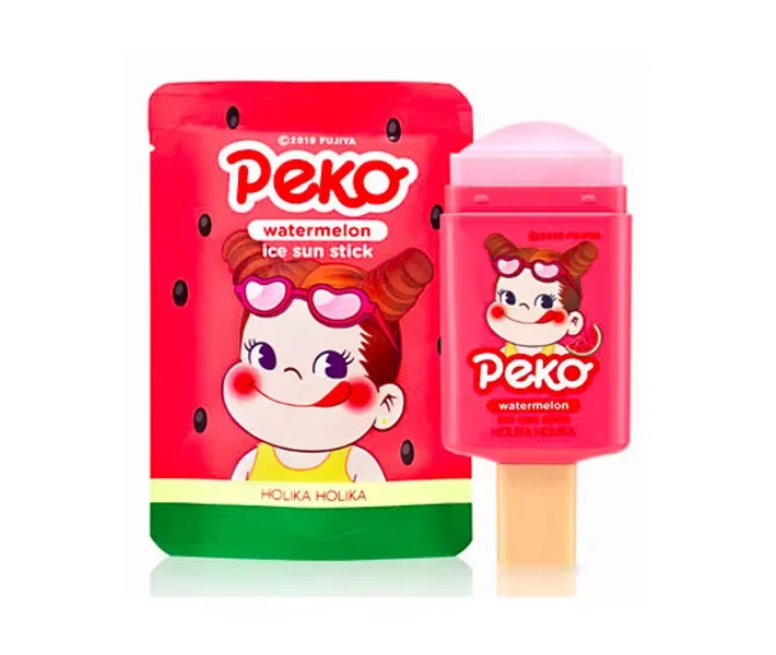Сонцезахисний стик Holika Holika Peko Chan Water Melon Ice Sun Stick SPF50 + PA ++++