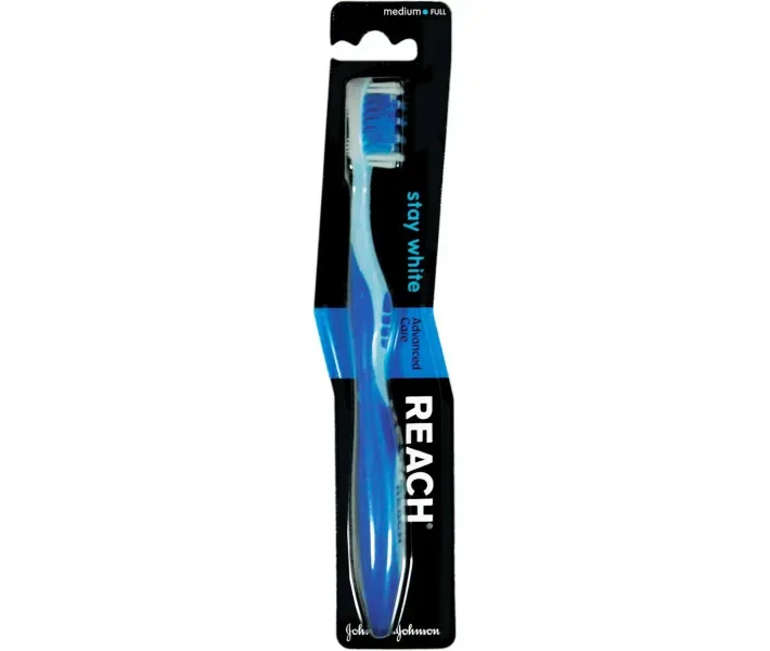 Зубна щітка Reach Stay White середня (3574660483116)