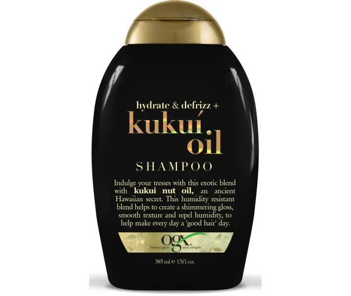 Шампунь для волосся Ogx Kukuí Oil Зволоження та гладкість з маслом гавайського горіха 385 мл (0022796974211)