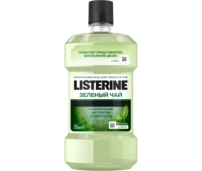 Ополіскувач для порожнини рота Listerine® "Зелений чай" 250 мл (3574661253398)