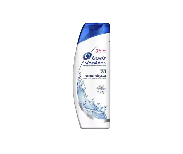 Шампунь та бальзам-ополіскувач 2 в 1 проти лупи Head & Shoulders Основний догляд 400 мл
