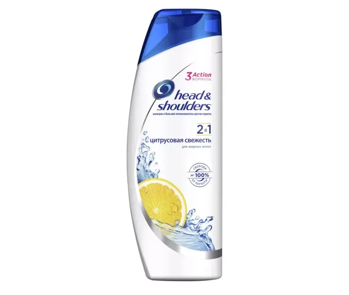 Шампунь та бальзам-ополіскувач 2 в 1 проти лупи Head & Shoulders Цитрусова свіжість 400 мл