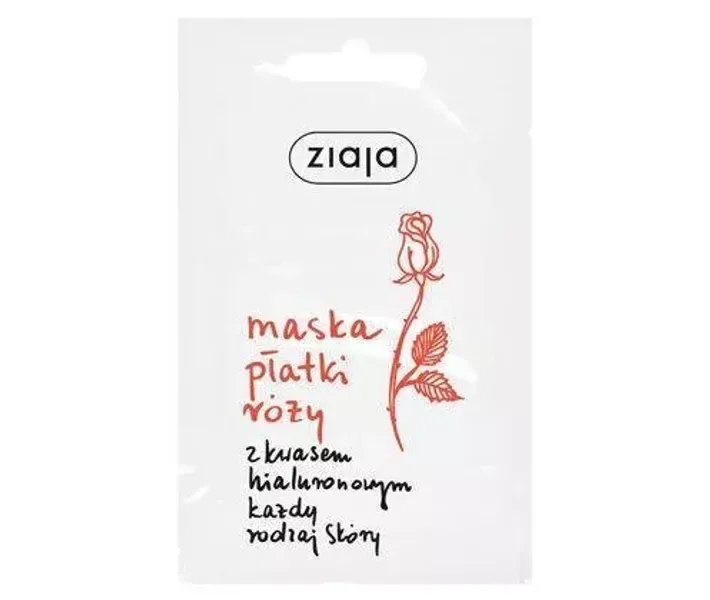 Маска для обличчя Ziaja з маслом троянди 30+, 7 мл