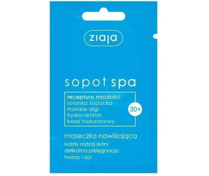 Маска для обличчя Ziaja Sopot Spa 30+ зволожуюча, 7 мл