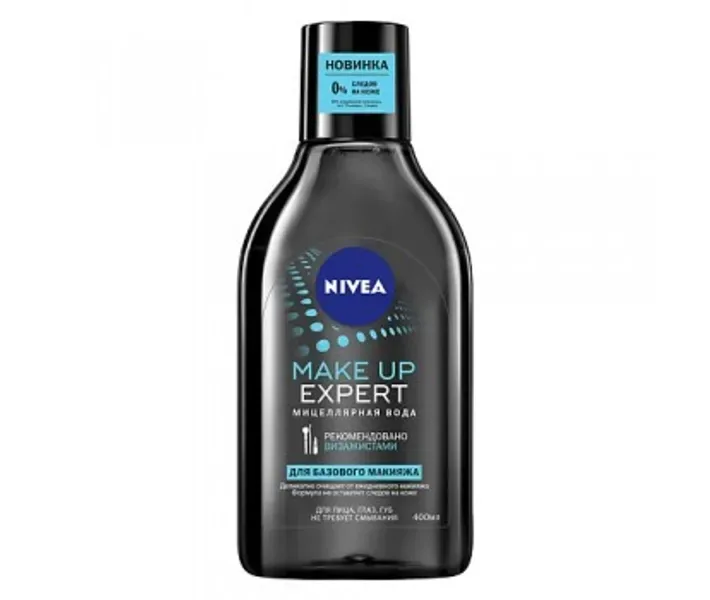 Міцелярна вода Nivea Make up Еxpert для зняття базового макіяжу, 400 мл