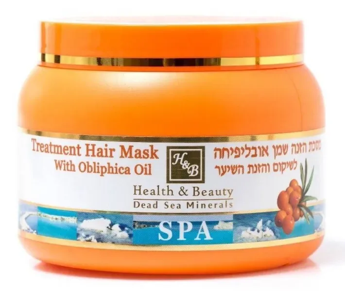 Маска Health & Beauty для всіх типів волосся з маслом обліпихи, 250 мл