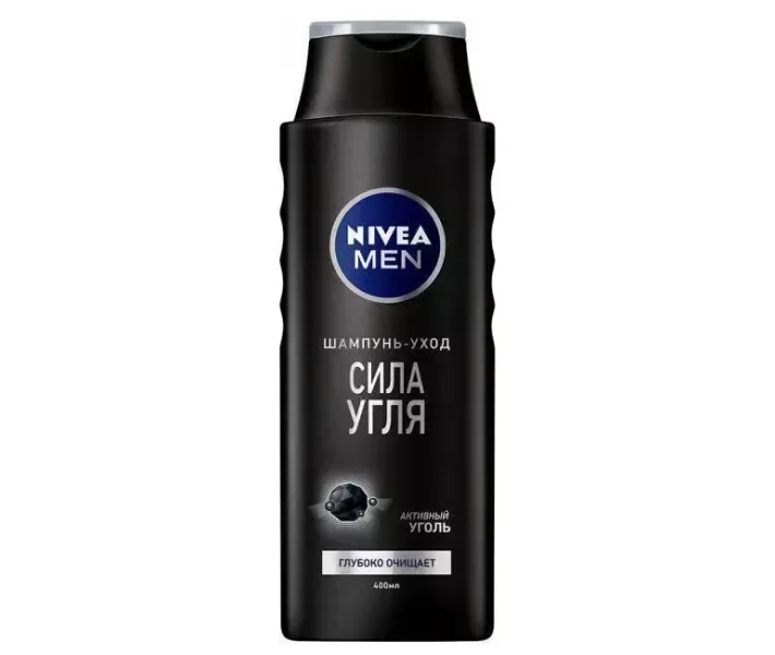 Шампунь для чоловіків Nivea Сила вугілля, 400 мл