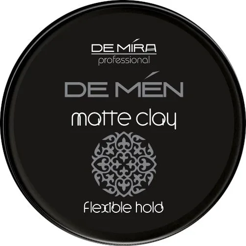Матова глина DeMira Professional KASSIA DeMen для укладання волосся та бороди 100 мл