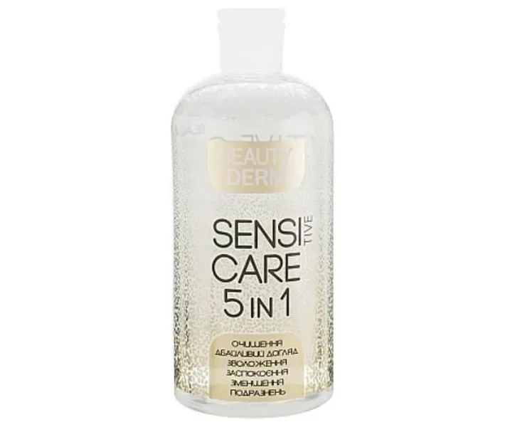 Міцелярна вода Beauty Derm Sensitive Care 5 в 1 для чутливої ​​шкіри, 500 мл