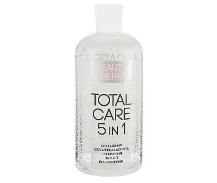 Міцелярна вода Beauty Derm Total Care 5 в 1 для всіх типів шкіри, 500 мл