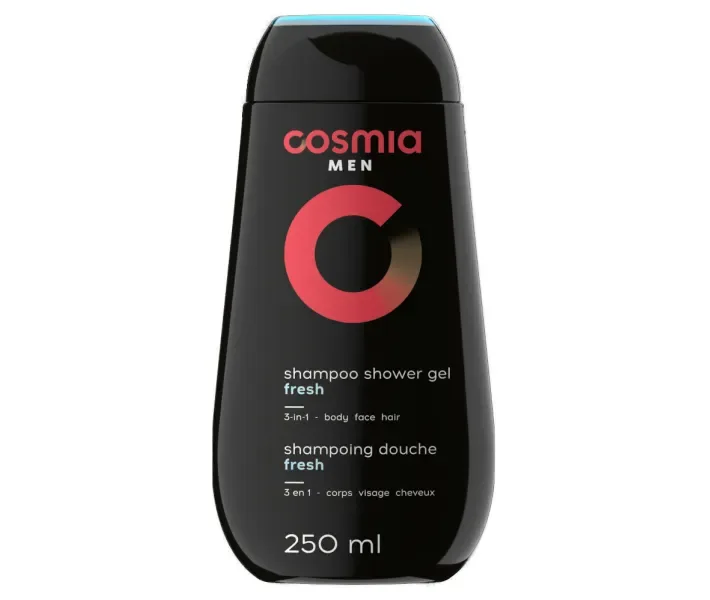 Шампунь-гель для душу Cosmia 3-в-1 Fresh, 250 мл
