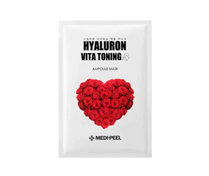 Освітлююча вирівнює тон маска MEDI-PEEL Hyaluron Vita Toning Mask 50 мл