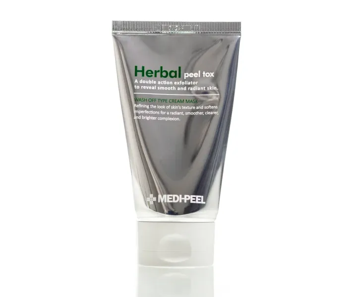 MEDI-PEEL Herbal Peel Tox Wash Off Type Cream Mask - Очищаюча пілінг-маска з ефектом детоксу