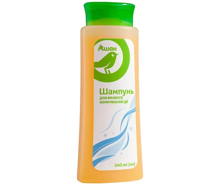 Шампунь комплексної дії Auchan, 240 мл