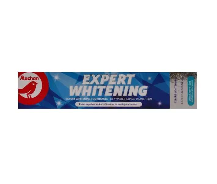 Зубна паста Auchan Expert Whitening, 75 мл