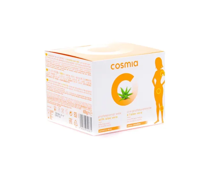 Віск для депіляції Cosmia Aloe, 400 мл
