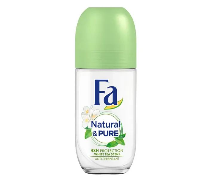 Fa Natural & Pure Антиперспірант-ролик Білий чай 50 мл (4015000533904)