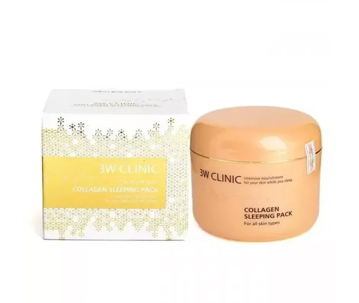 Маска 3W CLINIC Collagen Sleeping Pack