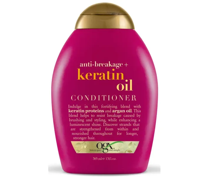 Кондиціонер для волосся Ogx Keratin Oil проти ламкості з кератиновим маслом 385 мл (0022796977526)