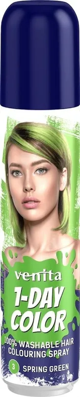 Тонуючий спрей Venita 1-DAY Color spring green 50 мл