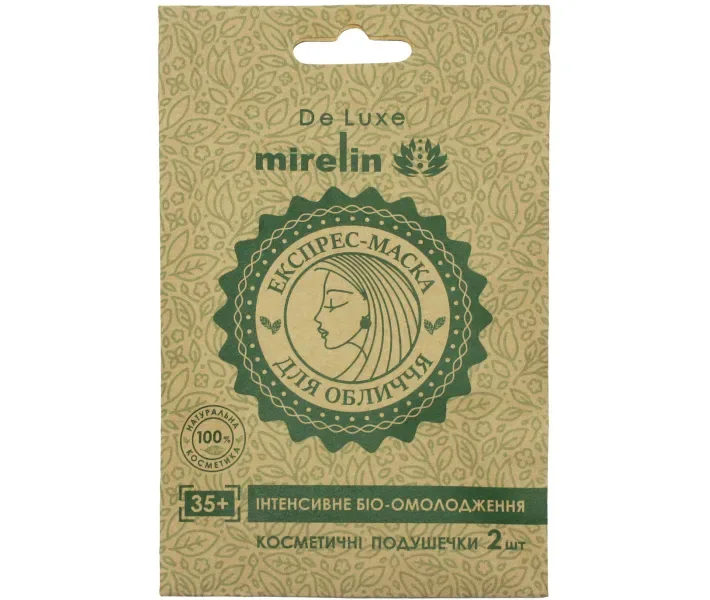 Экспресс-маски Mirelin «Интенсивное биоомолодження 35+» / Расторопша (МКР352)