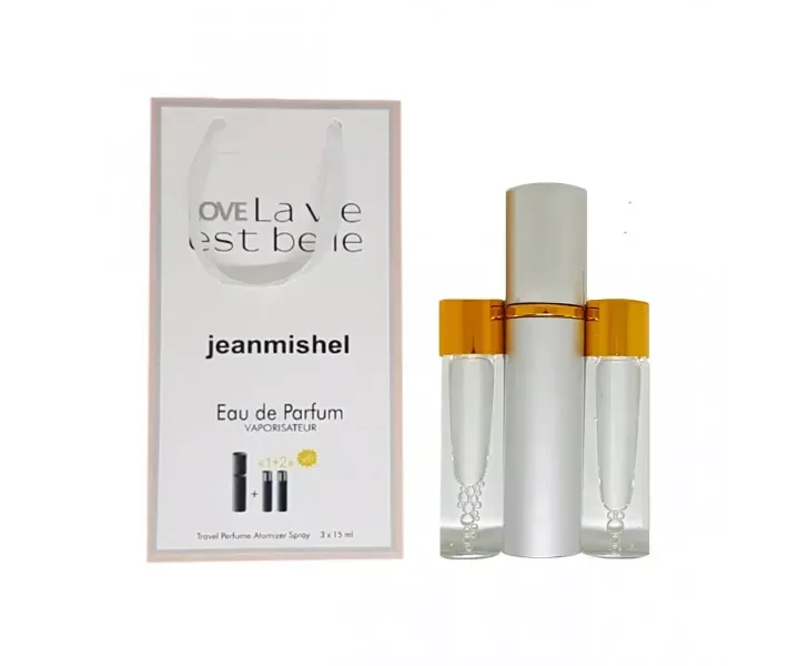 Туалетна вода Jeanmishel Love La vie est belle (90) 3 x 15 ml