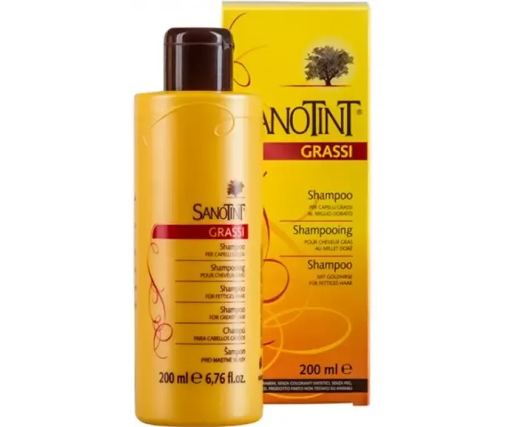 Натуральний швейцарський шампунь для жирного волосся серії СаноТінт/SanoTint VIVASAN Original 200мл GMP Sertified