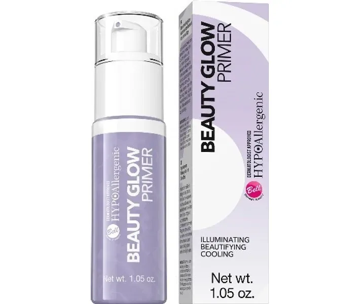 База під макіяж з ефектом хайлайтінга Beauty Glow Primer Hypo Allergenic Bell (HBF1007)