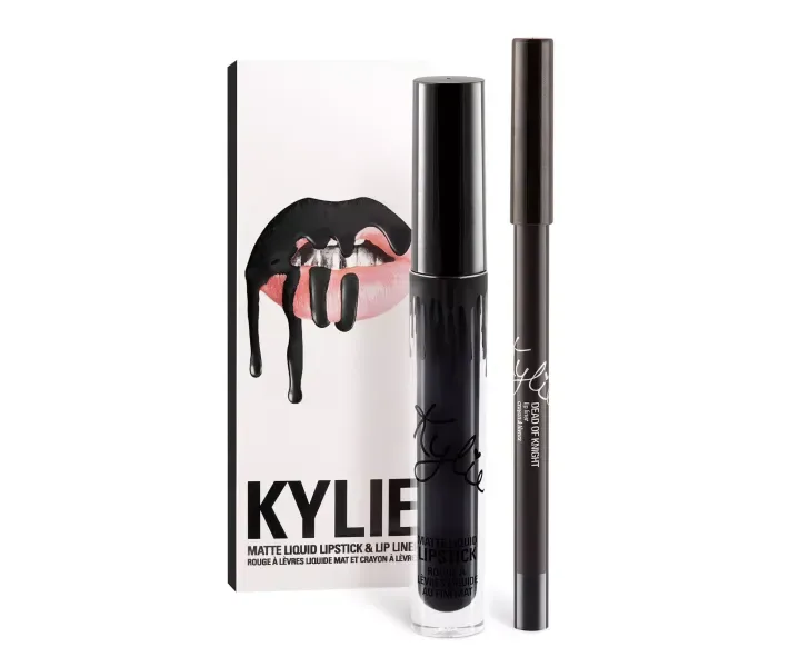 Матова помада і олівець для губ Kylie Matte Liquid Lipstick & Lip Liner DEAD OF KNIGHT