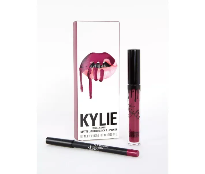 Матова помада та олівець для губ Kylie Matte Liquid Lipstick & Lip Liner SPICE