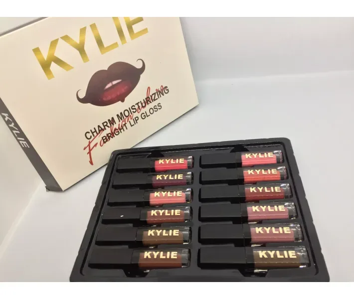 Матові помади Kylie Charm Moisturizing Bright Lip Glos 12 шт