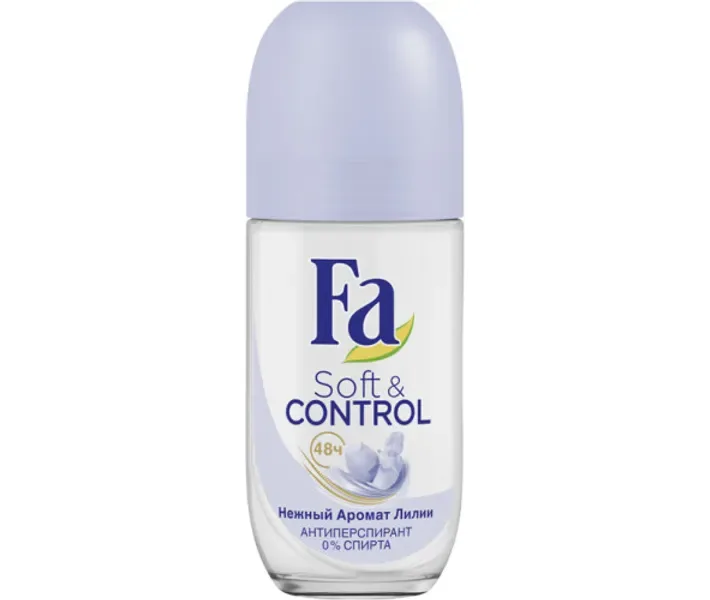Антиперспірант-ролик Fa Soft & Control Ніжний аромат лілії, 50 мл