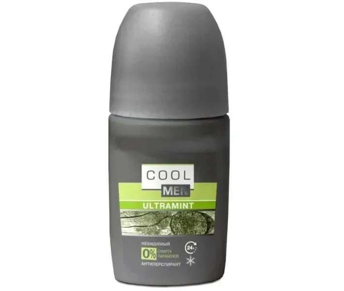 Дезодорант-антиперспірант кульковий Cool Men Ultramint, 50 мл