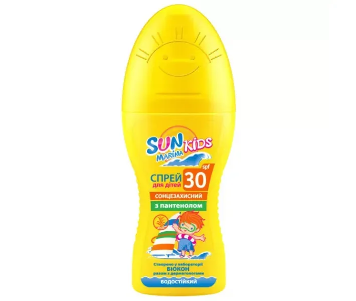 Сонцезахисний спрей для дітей Біокон Sun Marina Kids SPF