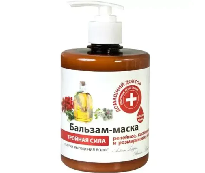 Бальзам-масло Домашний Доктор Тройная сила, 500 мл