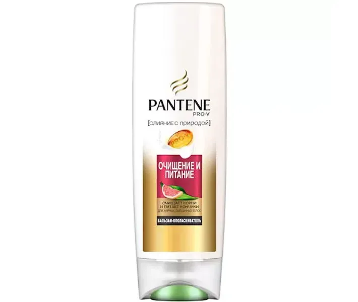 Бальзам-ополаскиватель Pantene Слияние с природой Очищение и питание, 360 мл