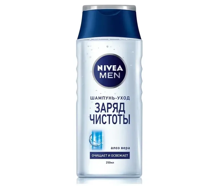 Шампунь-догляд Nivea Men Заряд чистоти, 250 мл