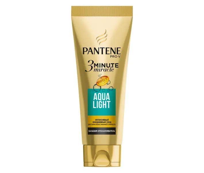 Бальзам-ополаскиватель Pantene Pro-V 3 Minute Miracle Aqua Light, 200 мл