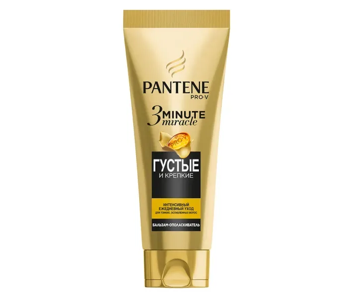 Бальзам-ополаскиватель Pantene Pro-V 3 Minute Miracle Густые и крепкие, 200 мл