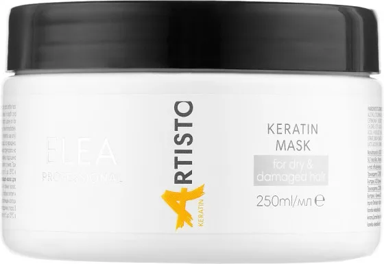 Elea Professional Artisto Keratin Mask - Маска для волосся, що відновлює з кератином